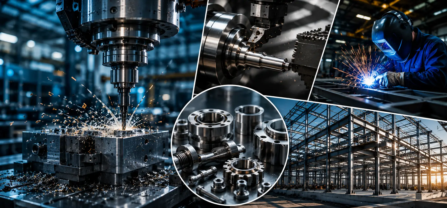 Industrial fabrication and welding work