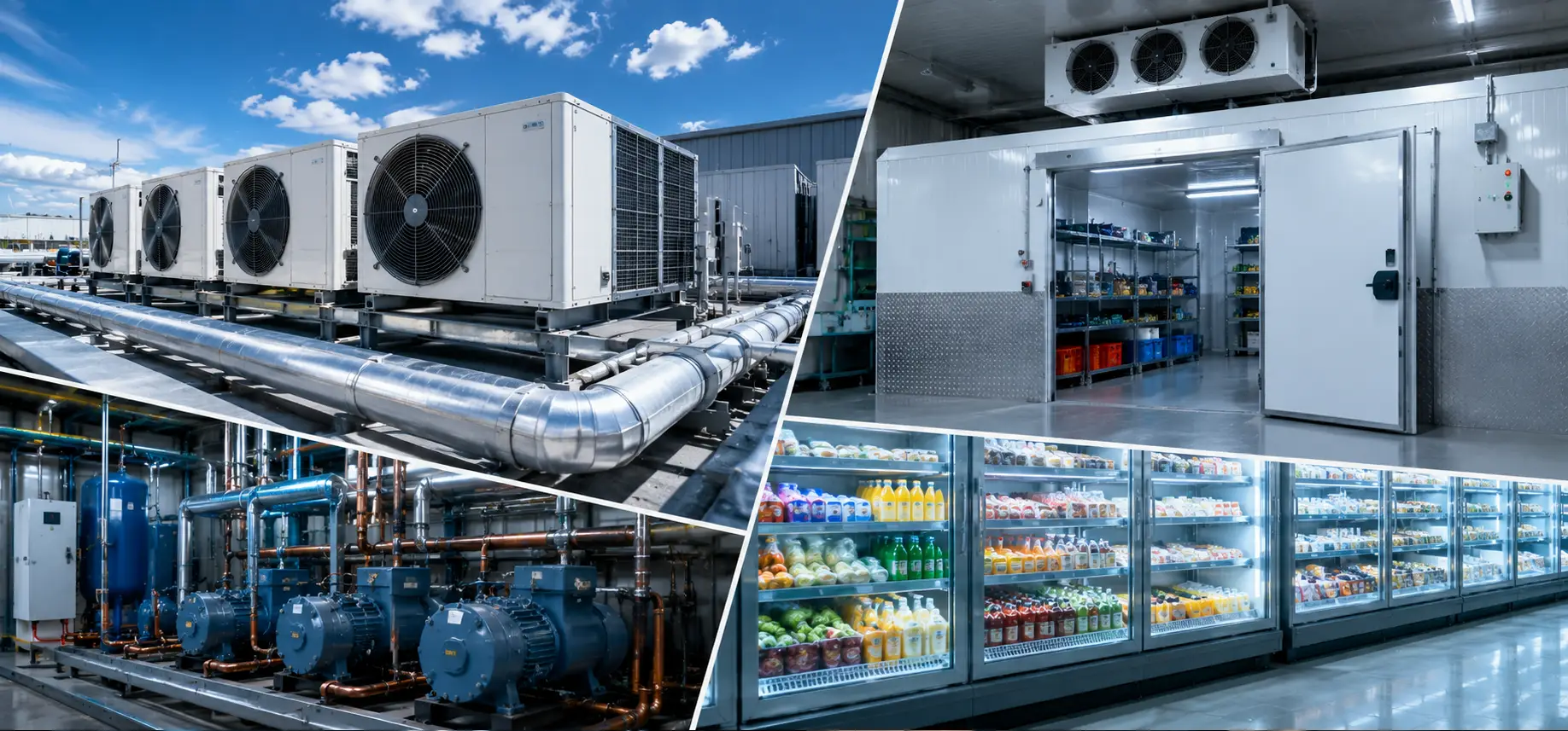 Refrigeration and cooling system installation